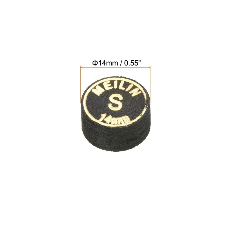 PATIKIL 14mm Pool Cue Tips, 2 Pack Super Soft Multiple