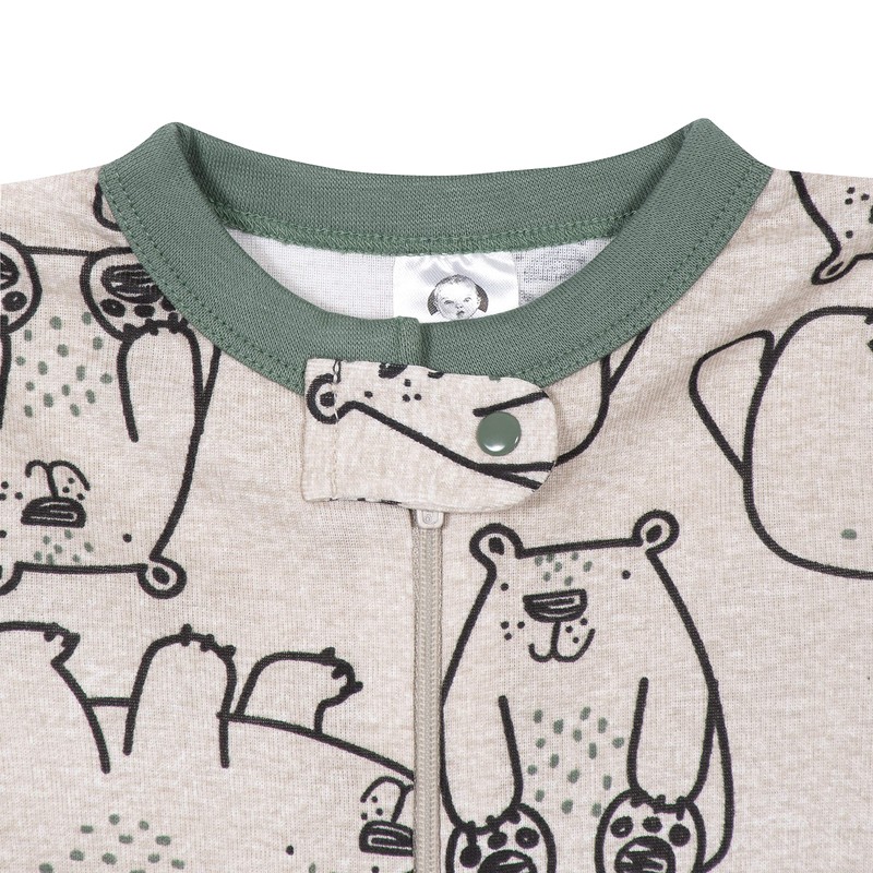 Gerber - Paquete de 2 Pijamas con pies para bebé,