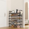 LANTEFUL 5 Tier Shoe Rack for Closet Shoe Organizer with