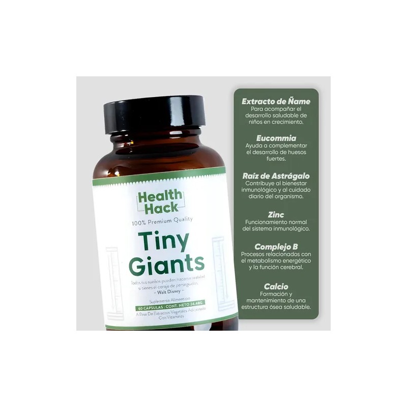 Multivitamínico Natural para Niños Sin Azúcares | Ñame, Eucommia, Raíz