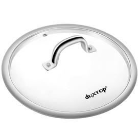 Duxtop Cookware Glass Replacement Lid (Interior Diameter: 9-3/8inch, Exterior Diameter: 10inch)