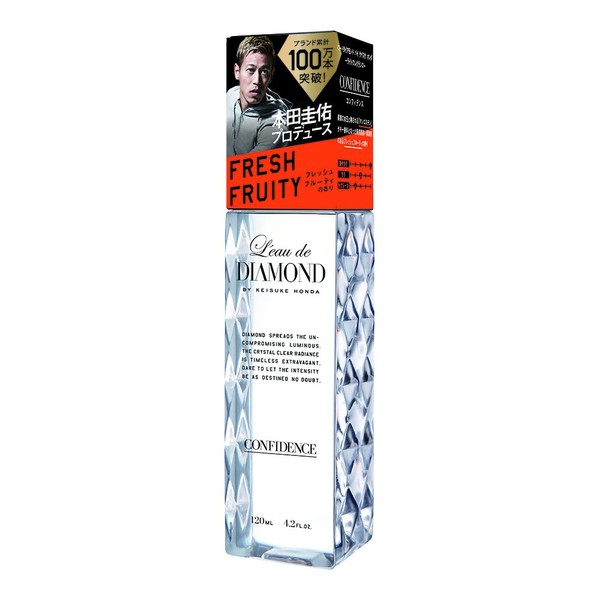 L'eau de DIAMOND(ロードダイアモンド) バイ ケイスケ ホンダ ライトフレグランス コンフィデンス 120ml メンズ