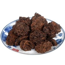 oriarmcha 2010 Lao Cha Tou Ripe Pu-erh Tea 8oz (225g) - Ripened Aged Puerh Old Tea Nuggets - Menghai Shu Puerh from Ancient Trees
