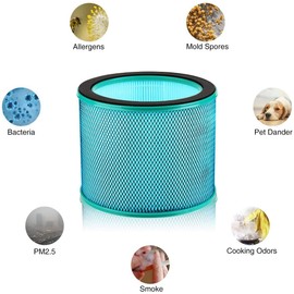 H13 HEPA Replacement Filter for U ULTTY Air Purifier Fan, with Medical Coating, Original HEPA Filter Compatible for Purifying Fan Model CR022