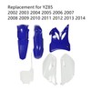 ABS Plastic Blue White Plastic Side Cover Fairing Kit Replacement