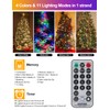 4-in-1 Colour Changing Christmas Fairy Lights, 200 LEDs/25 m Clear