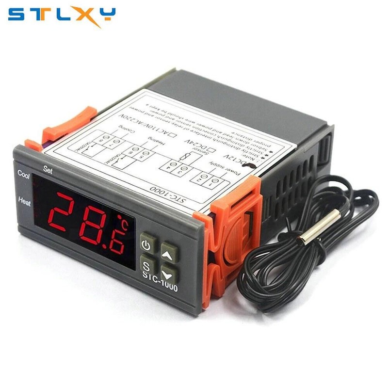 STC 1000 LED 디지털 220V 인큐베이터 난방 24V 컨트롤러 냉각