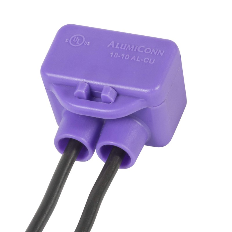 King Innovation 95015 AlumiConn Wire Connector, 10 pk, Purple, Count