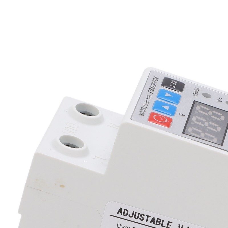 Over Under Voltage Protective Device DIN Rail Adjustable Dual Display