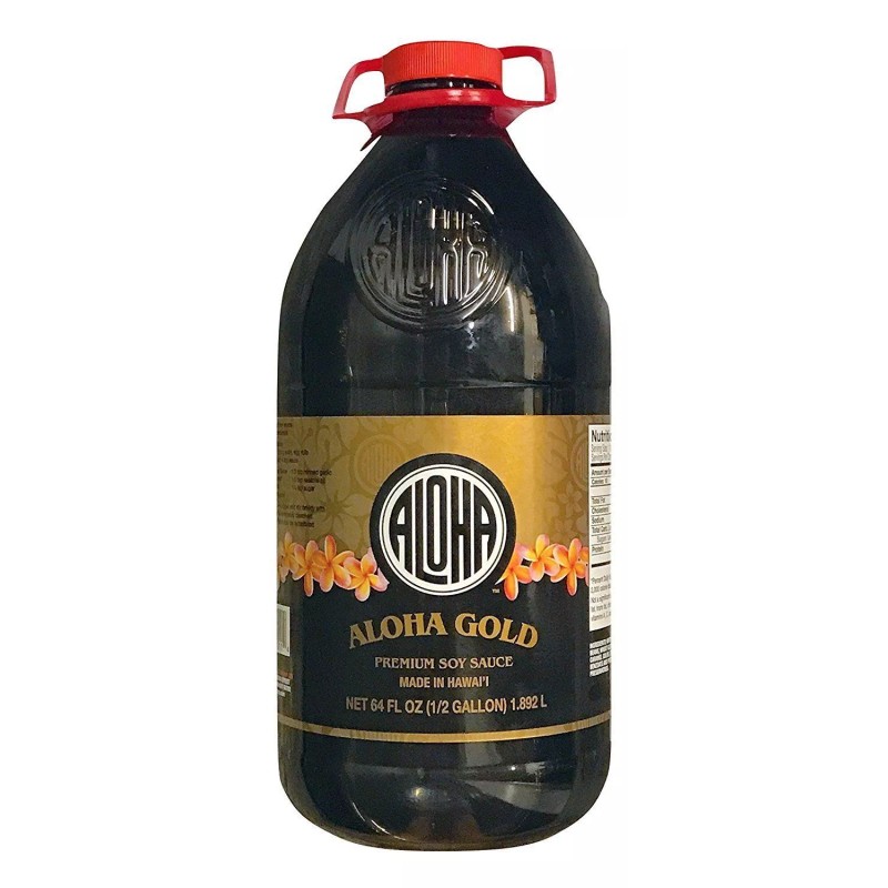Aloha Hawaiian Shoyu Soy Sauce 64 Ounce (Choose from 6
