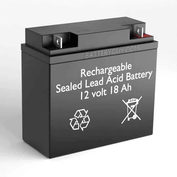 BatteryGuy JNC1224 Jump Starter Replacement 12V 18Ah SLA Battery Brand