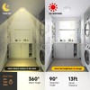 LED Motion Sensor Ceiling Light, 3000K/4000K/5000K Selectable LED Flush Mount