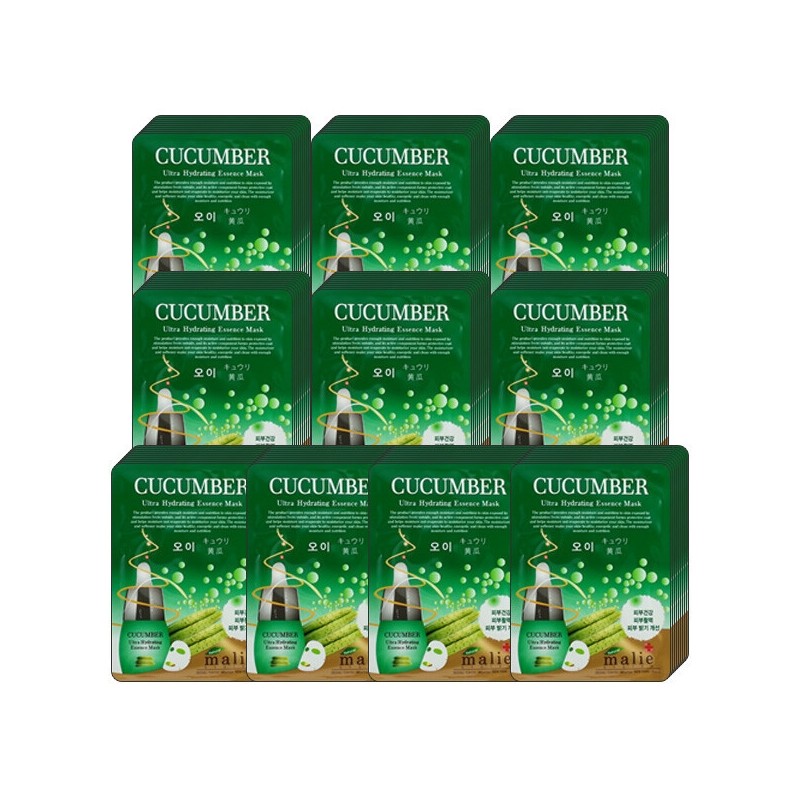Marie Cucumber Mask Pack 100 Sheet Masks / 마리에 마스크팩