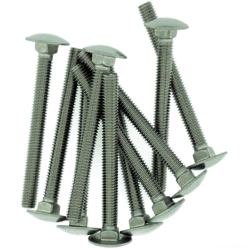 M8 (8mm x 30mm) Cup Square Carriage Bolt (Fully Threaded)