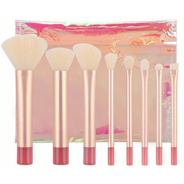 Makeup brush set, 8 advanced and professional brush sets, with