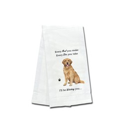 GOLDEN RETRIEVER Kitchen Towel - Soft Highly Absorbent - GOLDEN RETRIEVER Gifts - Dish Towels for Washing Dishes - Tea Towels - Reusable - Quick Drying - 100% Natural Cotton - Towels For Pet Lovers