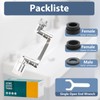 VewePata 360° Rotating Tap Attachment with Water-Saving Function and 2