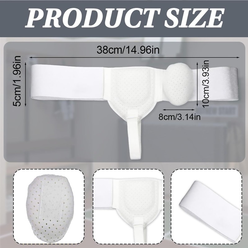 LAKJUOZ Hernia Belt for Men and Women, Hernia Bandage, Left