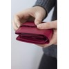 LEAS Ladies Wallet with Outside Lock and Big Coin Compartment