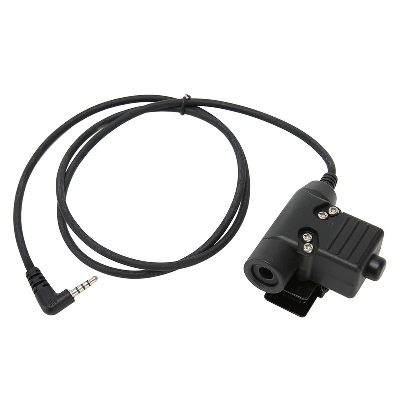 U94 PTT Headset Adapter 90cm Back Clip Headset Connector Cable