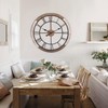 Oakrain Wall Clock for Living Room Decor, 27.5'' Big Clock