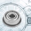 F624ZZ Double Shielded Miniature Flange Ball Bearings 4 x 13
