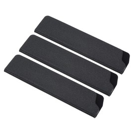 PATIKIL ABS Knife Cover Sleeves for 5" Santoku Knife, 3 Pack Knives Edge Guard Blade Protector Universal Knife Sheath for Home Kitchen, Black