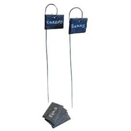 Set of 10 Natural Slate Weather Resistant Plant Labels Greenhouse Vegetable Gardener Gift Price Tags Flower Markers 8cm x 4cm Landscape
