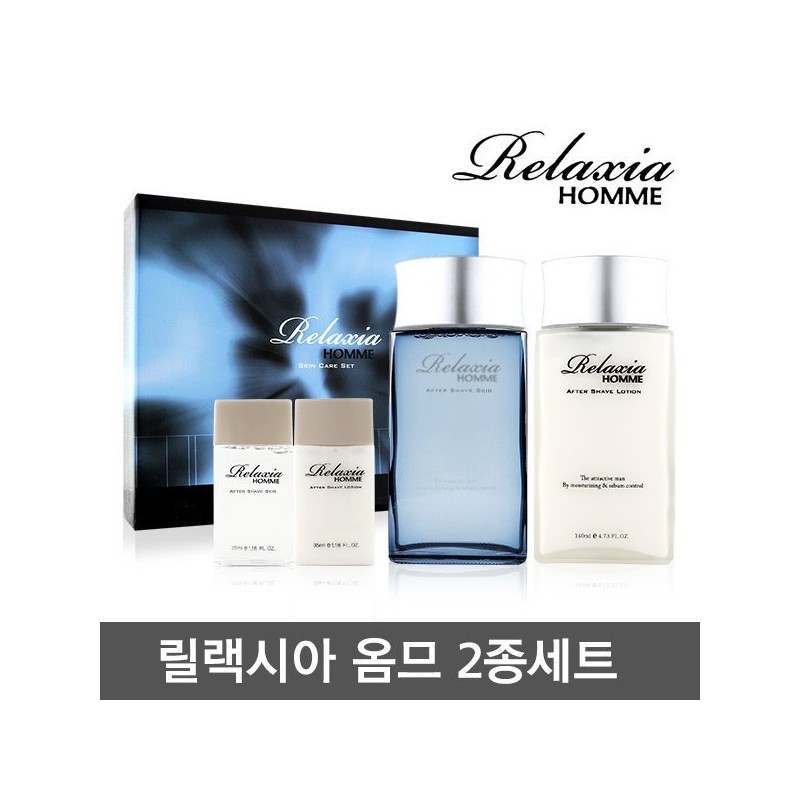 Reluxia 릴랙시아 옴므 스킨케어 2종세트 Relaxia Homme Skincare 2-Item Set