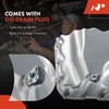 A-Premium Engine Oil Pan Sump with Drain Plug Compatible with