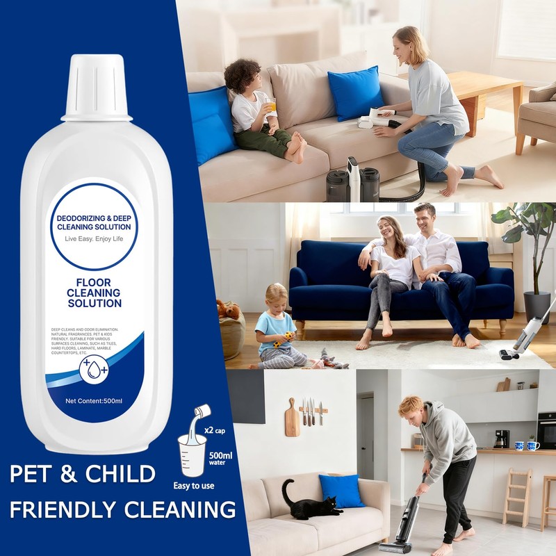 Floor Cleaning Solution Compatible with Tineco Floor Cleaner Solution Deep
