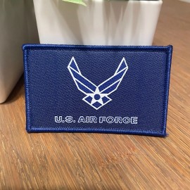 Gaugeusa United States Air Force Woven Tactical Military Hook and Loop Patch 3X2 Inches