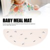 Baby Meal Mat Silicone Waterproof Simple Baby Placemat Feeding Mat