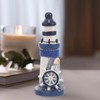 Household Decor Wooden Lighthouse Decor Nautical Lighthouse Figurine Ocean Rustic