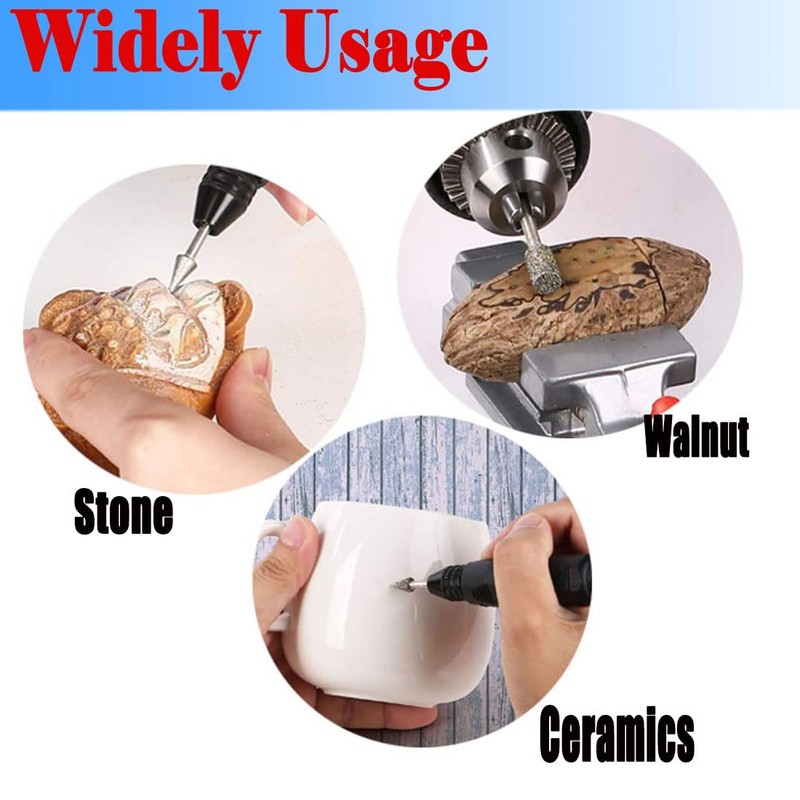 Carving Expert Stone Carving Set Polishing Rotary Tools Diamond Burr