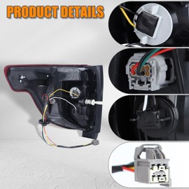 YEQSHNG Tail light (Include Screws) Assembly Compatible with 2020-2023 Ford Explorer XLT Rear Tail light Tail Lamp Included Plastic Screw Stud With Thread Right Passenger Side LB5Z13404F FO2801275