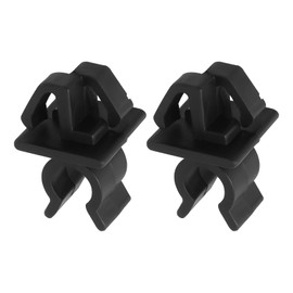 YINETTECH 2pcs Car Hood Support Rod Holder Clip L20656652 L20656652A Compatible with Mazda CX-9 2016-2018 Compatible with Mazda 3 2014-2018 Black