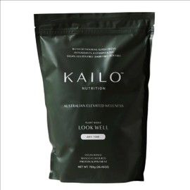 Kailo Nutrition - Vegan Look Well - Mango Flavored, with Super Greens, Essential Vitamins B, C, and D, and Protein to Promote Skin and Hair Health, and Immune Function- 750g