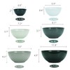 BoxedHome BPA Free Plastic Round Mixing Bowl with Lids, 12