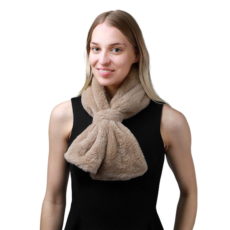 Basic Sense Super Soft Both Side Fluffy Faux Fur Warmer