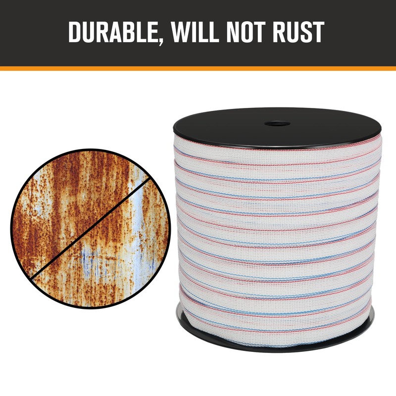 Wowangce 1 Roll 1 Inch x 2000 ft Electric Fence