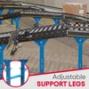Ultimation Adjustable Height Light Duty Conveyor Supports 2-Pack for 12"