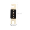 ULTECHNOVO 6pcs 60a Anl Fuse Inline Fuse Gold Plated Fuse