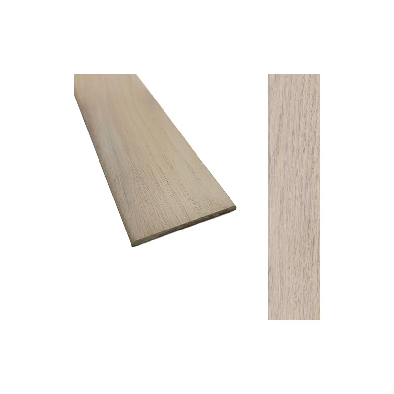 Solid Oak Flat Threshold Transition Door Bar 70mm Wide x