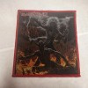 IRON MAIDEN, THE NUMBER OF THE BEAST, 4X4 INCHES, RED