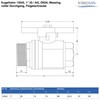 VARIOSAN Ball Valve 13545, 1 Inch Female Thread / AG,