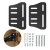 Furpopup 2 PCS Bed Frame Brackets Adapter/Connector, Headboard Brackets Connector
