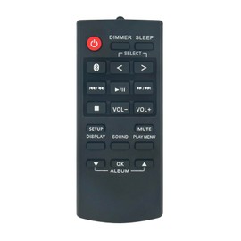 AULCMEET N2QAYB001215 Replacement Remote Control for Panasonic Speaker Audio System SA-AKX520E-K SC-DM502E-K SC-DM502E-W SC-DM504EG- K SC-DM504EG-W SC-TMAX10E-K, SC-TMAX10GSK SC-TMAX10GWK