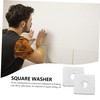 OUNONA 10 Pack Square Washers Set Flat Stainless Steel Washers