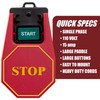 Fulton 110V Single Phase On/Off Switch with Large Stop Sign
